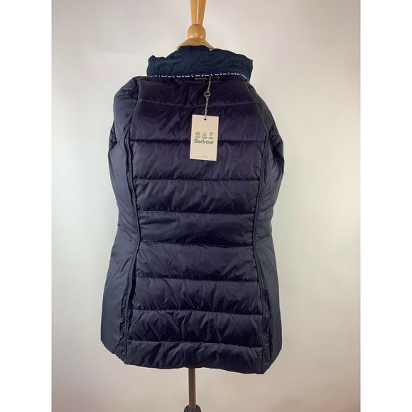 Barbour Goldfinch Blue Quilted Womans Jacket - Picture 9 of 13